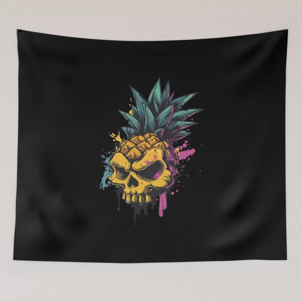 Item preview, Pineapple Skull 2 Swinger Lifestyle Adult Culture designed and sold by Pineapple-Ink.