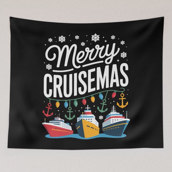 Item preview, Merry Christmas Family Cruisin Funny Cruise Lovers designed and sold by Turbotine.