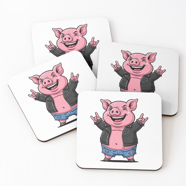 Item preview, Rock and Roll Pig Mascot designed and sold by RGShirtWorks.