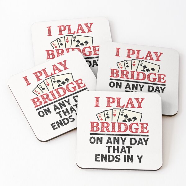 Item preview, I Play Bridge on Any Day that Ends in Y Funny Card Game Player designed and sold by jaygo.