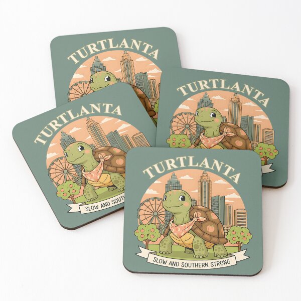 Item preview, TURTLANTA Cute Turtle designed and sold by PostersMode.
