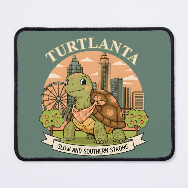 Item preview, TURTLANTA Cute Turtle designed and sold by PostersMode.