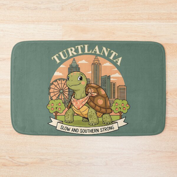 Item preview, TURTLANTA Cute Turtle designed and sold by PostersMode.