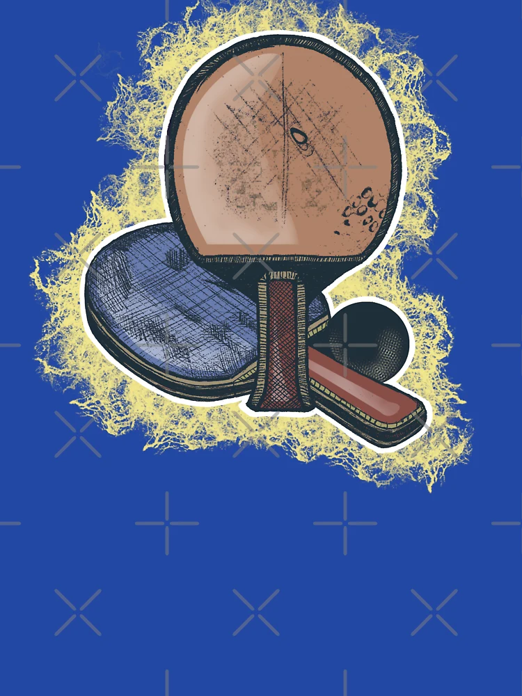 Thumbnail 6 of 6, Zipped Hoodie, Table Tennis - Racket Design designed and sold by Half Mess.
