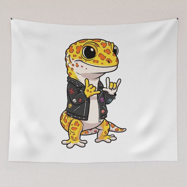 Item preview, Punk Rock Leopard Gecko designed and sold by RGShirtWorks.