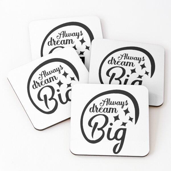Item preview, Always Dream Big Inspirational Quote Positive Typography Design designed and sold by Kruti Collection.