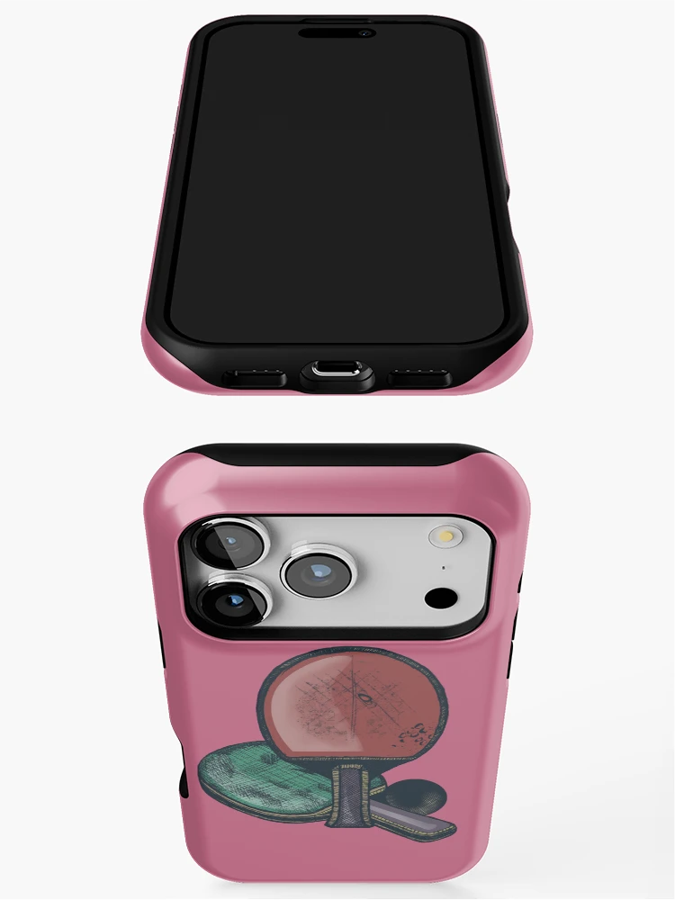 Thumbnail 3 of 4, iPhone Case, Table Tennis - Racket Design designed and sold by Half Mess.