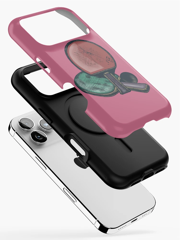 Thumbnail 2 of 4, iPhone Case, Table Tennis - Racket Design designed and sold by Half Mess.