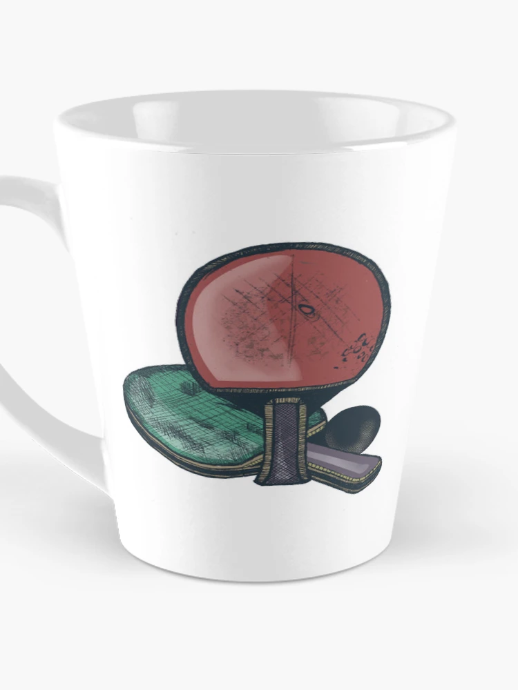 Thumbnail 3 of 4, Coffee Mug, Table Tennis - Racket Design designed and sold by Half Mess.