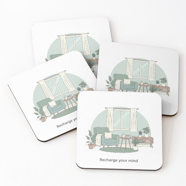 Item preview, Recharge Your Mind – Cozy Minimalist Room designed and sold by Day Dreamer.