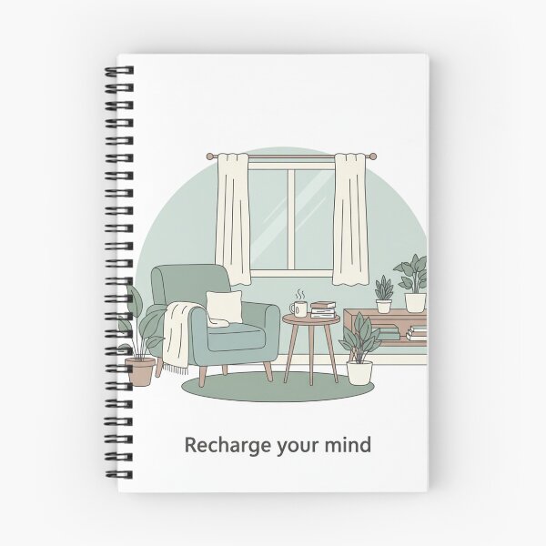 Item preview, Recharge Your Mind – Cozy Minimalist Room designed and sold by Day Dreamer.