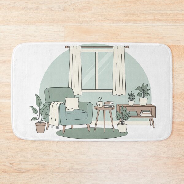 Item preview, Recharge Your Mind – Cozy Minimalist Room designed and sold by Day Dreamer.