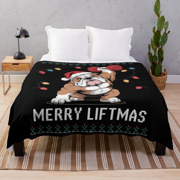Item preview, Merry Liftmas Weightlifting Xmas Dog Lovers designed and sold by Turbotine.
