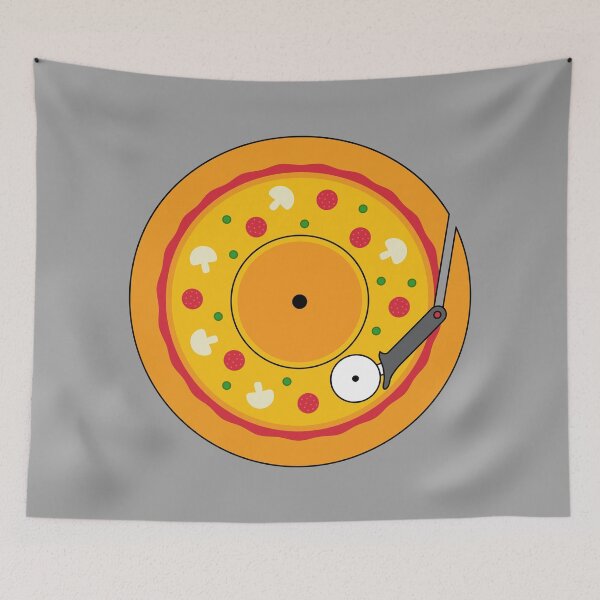 Item preview, Pizza vinyl designed and sold by Quilimo Studio.