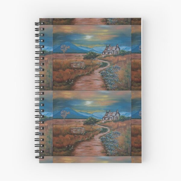 Item preview, Sunset Farm Scene with Old Rustic House and Dam  designed and sold by RonelBroderick.
