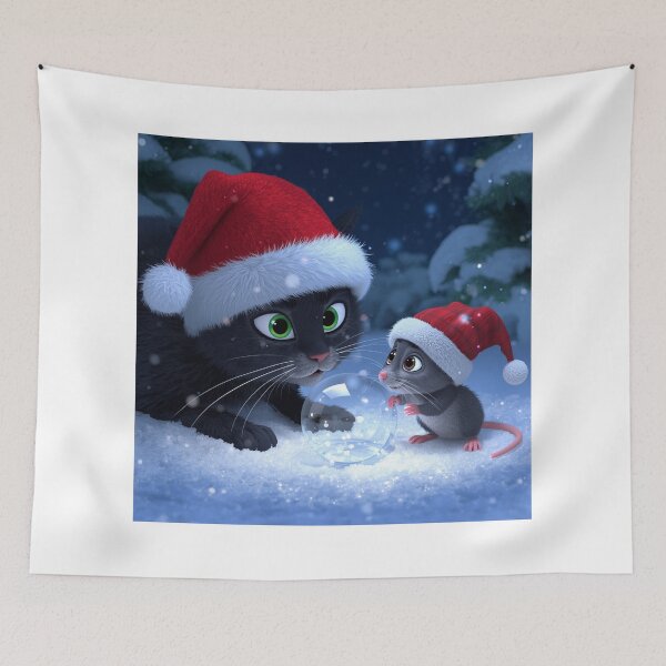 Item preview, Feliz Purr-Navidad designed and sold by PetJoyPrintsCO.
