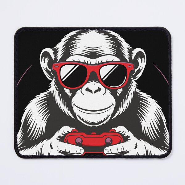Item preview, Cool Monkey Gamer – "Chill Bro" Funny Retro Design designed and sold by T-Chou.