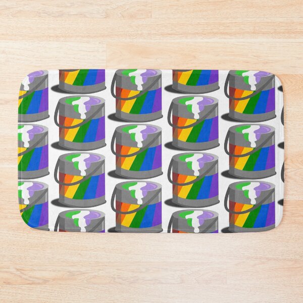 Item preview, Proud Paint Genderqueer Flag in a Bucket designed and sold by HarveyHandcraftsandDesigns.
