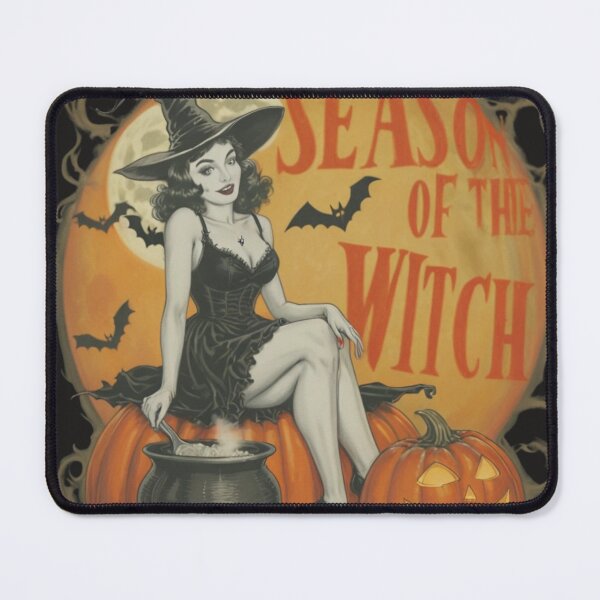 Item preview, Season of the Witch - Sexy Pin-Up Retro Halloween Design designed and sold by tarzbol.