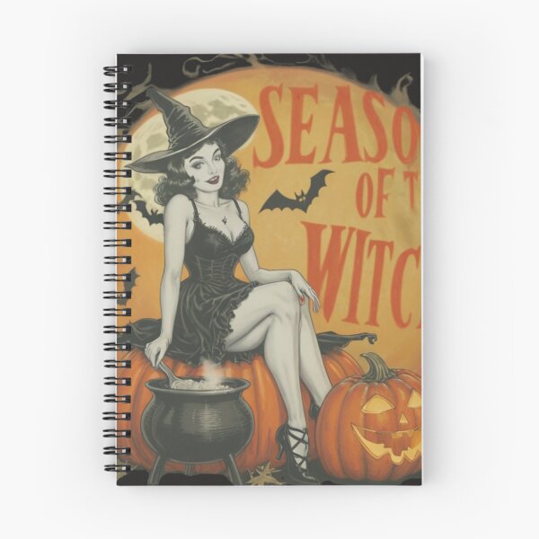 Artikelvorschau, Saison der Hexe - Sexy Pin-Up Retro Halloween Design entworfen und verkauft von tarzbol.