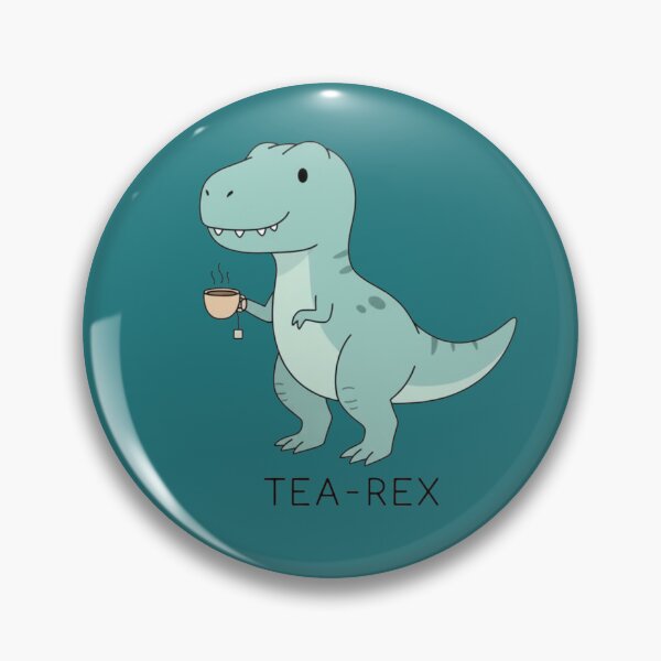 Item preview, Tea-Rex – Cute Dinosaur Drinking Tea designed and sold by MyStyleHub.