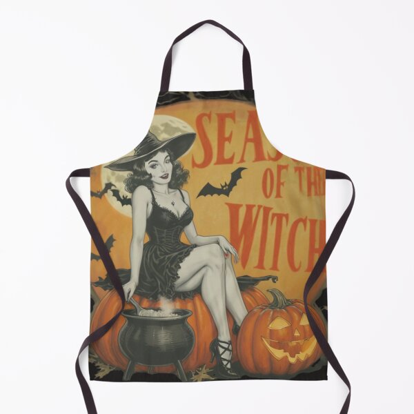 Item preview, Season of the Witch - Sexy Pin-Up Retro Halloween Design designed and sold by tarzbol.