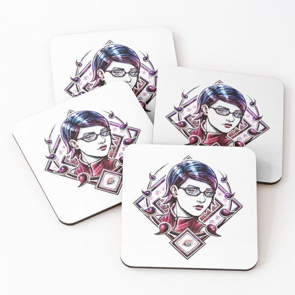 Item preview, Crimson Vision | Anime Girl with Glasses Illustration designed and sold by Sandra Suesser.