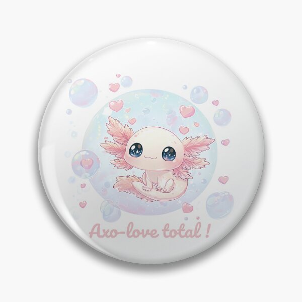 Item preview, Total axo-love! — Chibi Axolotl Kawaii full of love designed and sold by AGraphicLook.