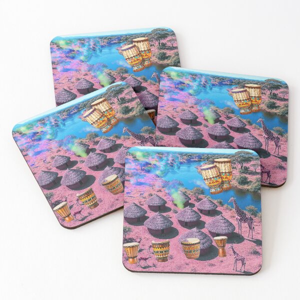 Item preview, Music Instruments into Digital Art: Percussions Bongos designed and sold by QuasarDigitalSurrealism.