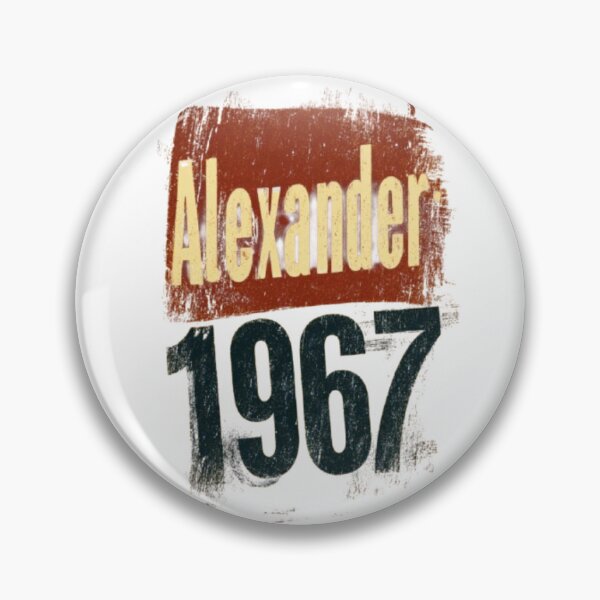 Item preview, Alexander 1967 Vintage Distressed Retro Name Design designed and sold by AlexLineArt.