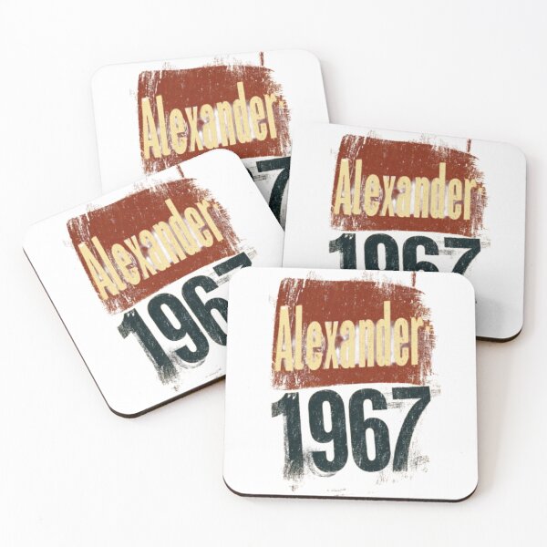 Item preview, Alexander 1967 Vintage Distressed Retro Name Design designed and sold by AlexLineArt.