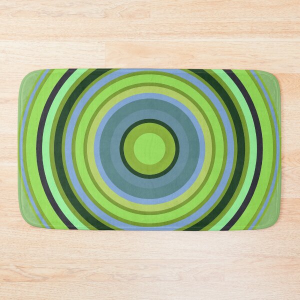 Item preview, Greenish concentric circles designed and sold by AlbertoRuiZ.