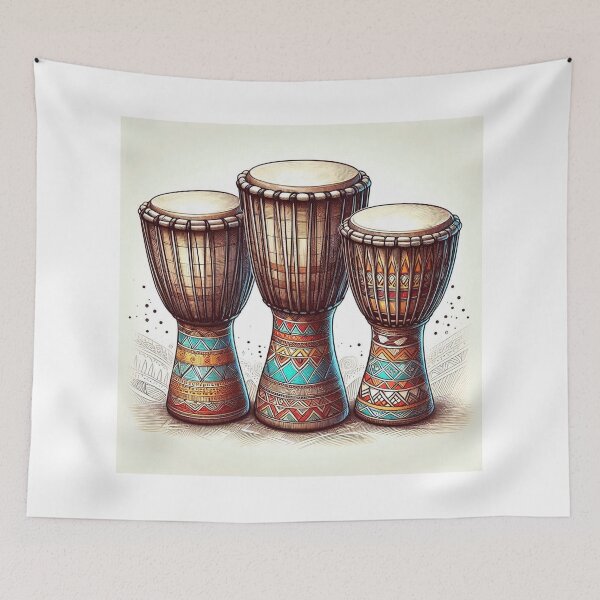 Item preview, Music Instruments into Digital Art: Percussions Bongos designed and sold by QuasarDigitalSurrealism.