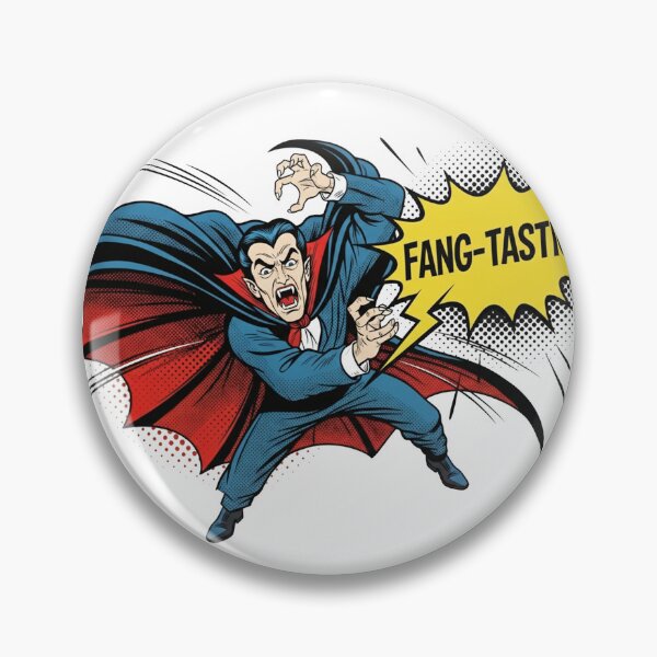 Item preview, Fang-Tastic – Retro Comic Vampire Halloween  designed and sold by FelixnRobinus.