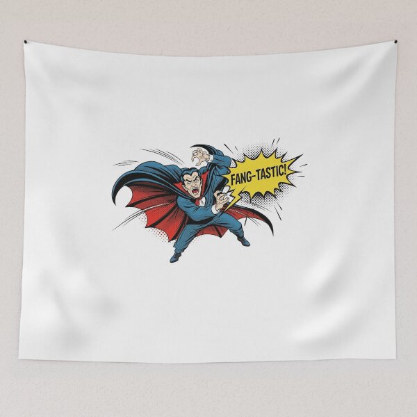 Item preview, Fang-Tastic – Retro Comic Vampire Halloween  designed and sold by FelixnRobinus.