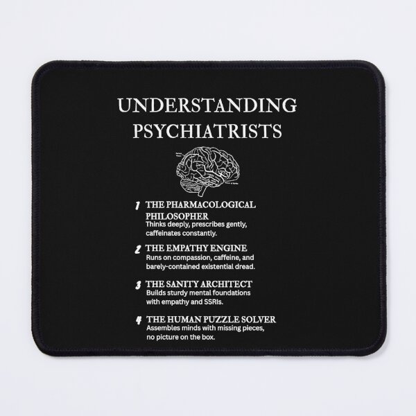 Item preview, The Understanding Universe Presents: Psychiatrists – The Inner Peace Engineers – Black designed and sold by PsyFlow35.