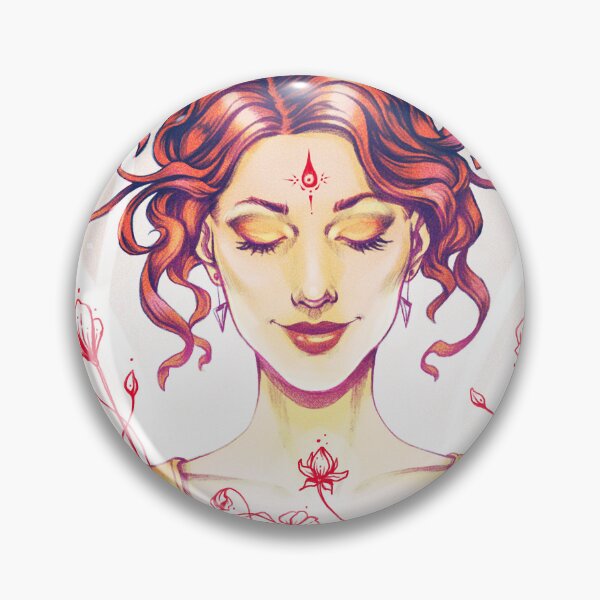 Item preview, Crimson Muse | Heart Energy & Feminine Power Illustration designed and sold by Sandra Suesser.