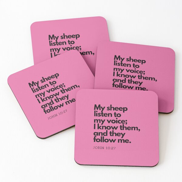 Item preview,  Bible Quotes: My sheep listen to my voice Inspirational Quotes, Daily Quotes  designed and sold by Animals, Nature & Landscapes.