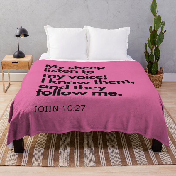 Item preview, Bible Quotes: My sheep listen to my voice Inspirational Quotes, Daily Quotes designed and sold by Animals, Nature & Landscapes.