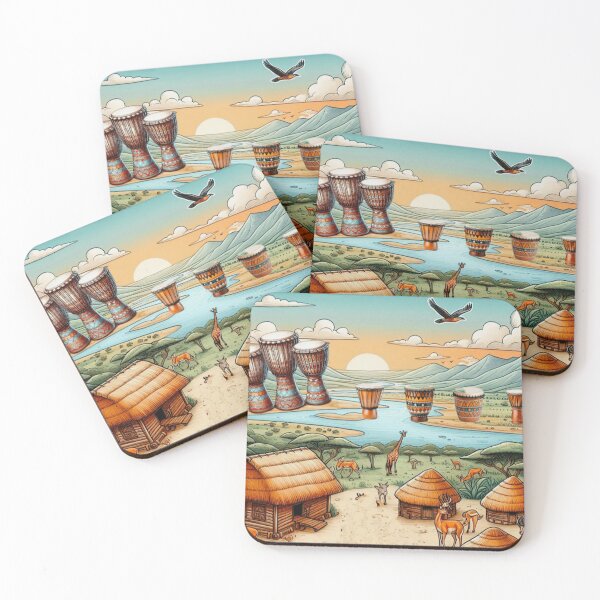 Item preview, Music Instruments into Digital Art: Percussions Bongos designed and sold by QuasarDigitalSurrealism.