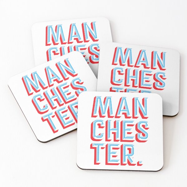 Item preview, Manchester - red & blue designed and sold by DFA.