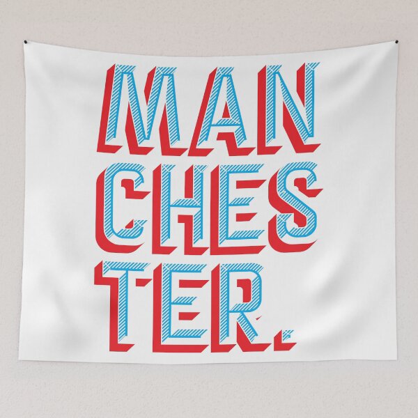 Item preview, Manchester - red & blue designed and sold by DFA.