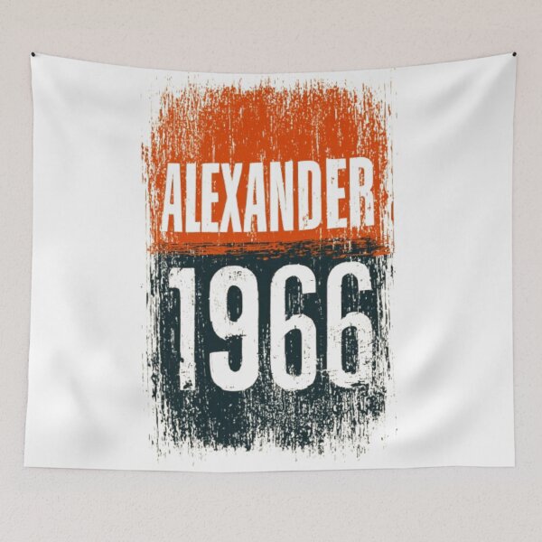 Item preview, Alexander 1966 Vintage Distressed Retro Name Design designed and sold by AlexLineArt.