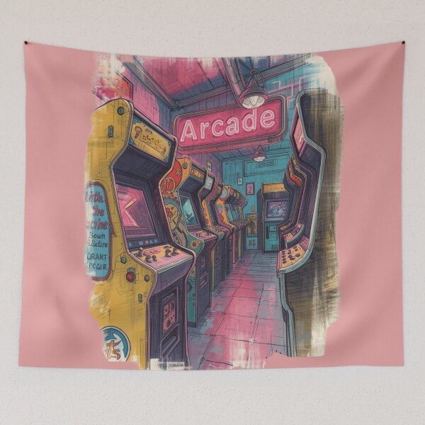 Item preview, Retro Arcade Vibes – Pixel Nostalgia designed and sold by Design_Your_Day.