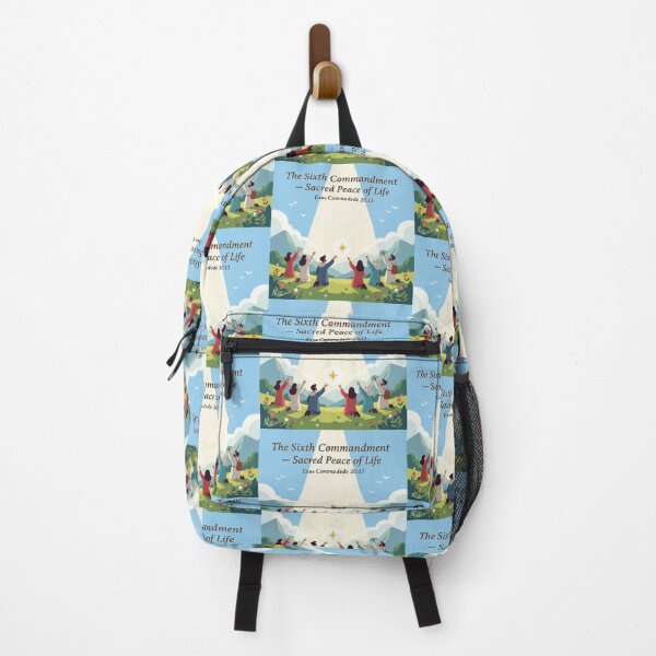 Item preview, The Sixth Commandment – Sacred Peace of Life, designed and sold by PaintMeWorld.