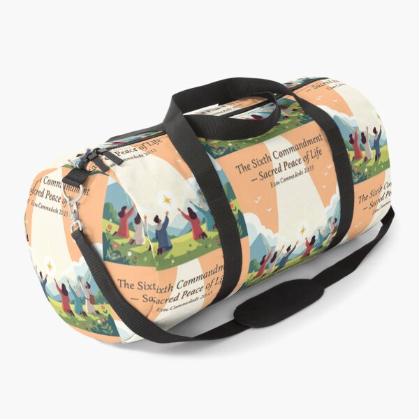 Item preview, The Sixth Commandment – Sacred Peace of Life, designed and sold by PaintMeWorld.