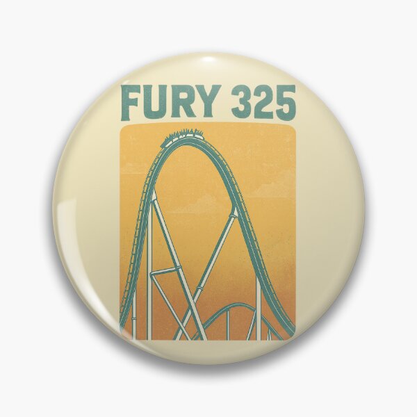 Item preview, Fury 325 – Vintage Roller Coaster Design for Thrill Seekers designed and sold by CozyChaosClub.