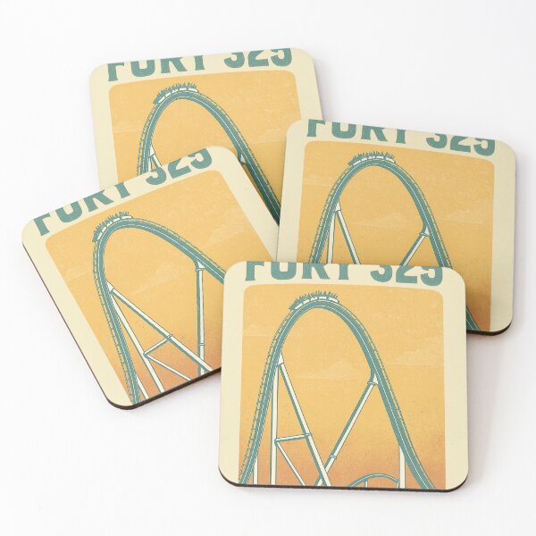 Item preview, Fury 325 – Vintage Roller Coaster Design for Thrill Seekers designed and sold by CozyChaosClub.