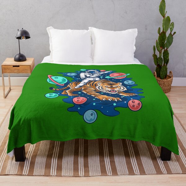 Item preview, Astronaut on top of a tiger in space designed and sold by Joncasmiart.