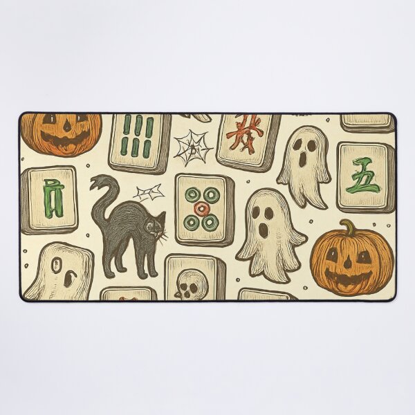 Item preview, Halloween Mahjong Tile Pattern Design designed and sold by Best Pattern⭐⭐⭐⭐⭐.